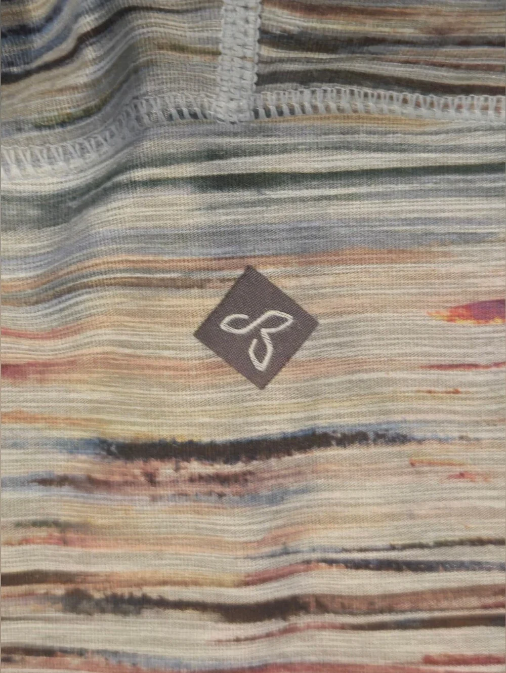 Prana Multi-Color Striped Active Leggings